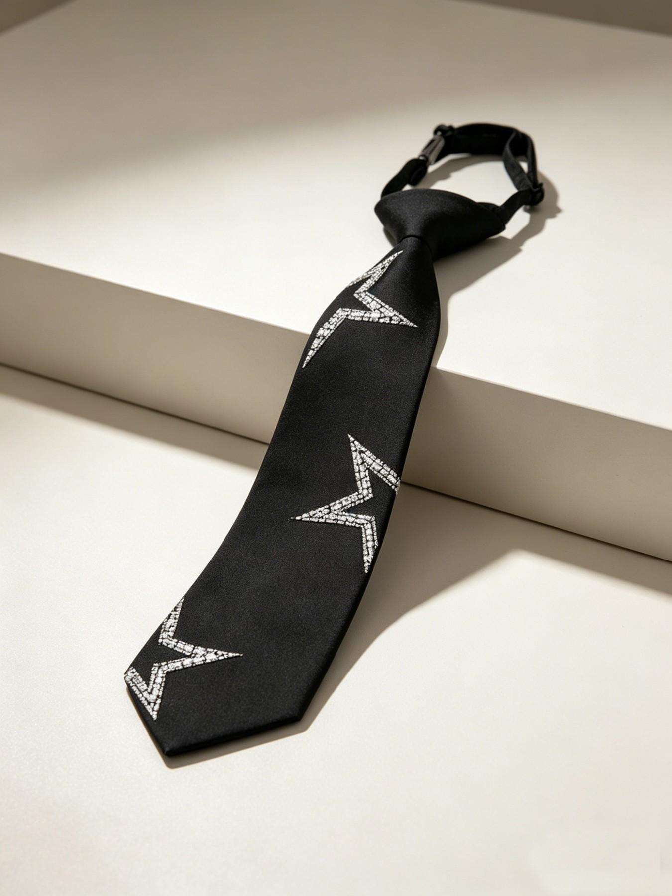 Bow Tie Pre Tied - Gravata de Lantejoulas em Forma de