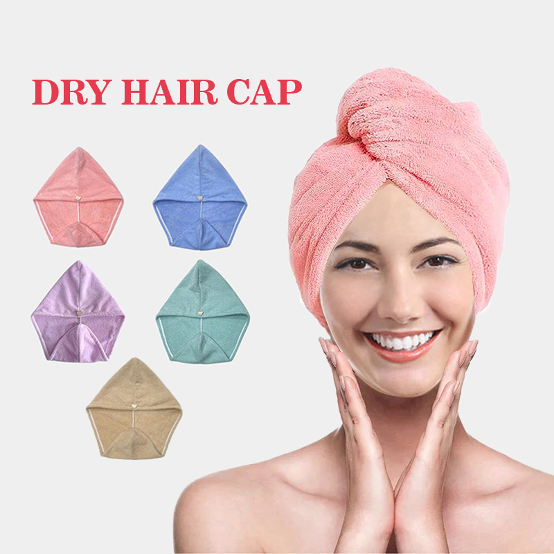 Head Wrap Turban - Envoltório de toalha de cabelo de
