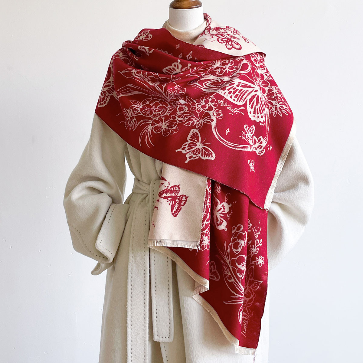 Cachecol de Imitação de Cashme - Pashmina Wrap Large avaliação e preço