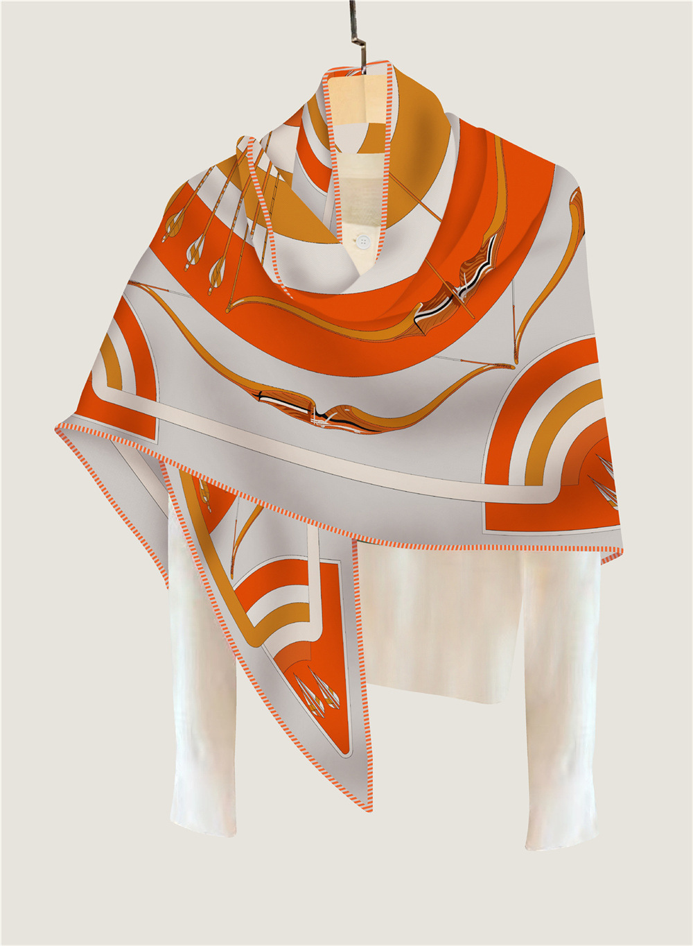 Cachecol Triangular de Caxemir - Pashmina Wrap Large avaliação e preço