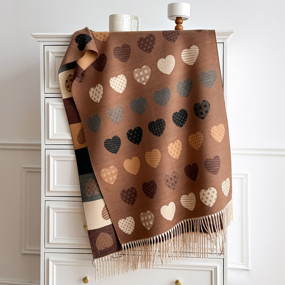 Cachecol Feminino de Imitação  - Pashmina Wrap Large avaliação e preço