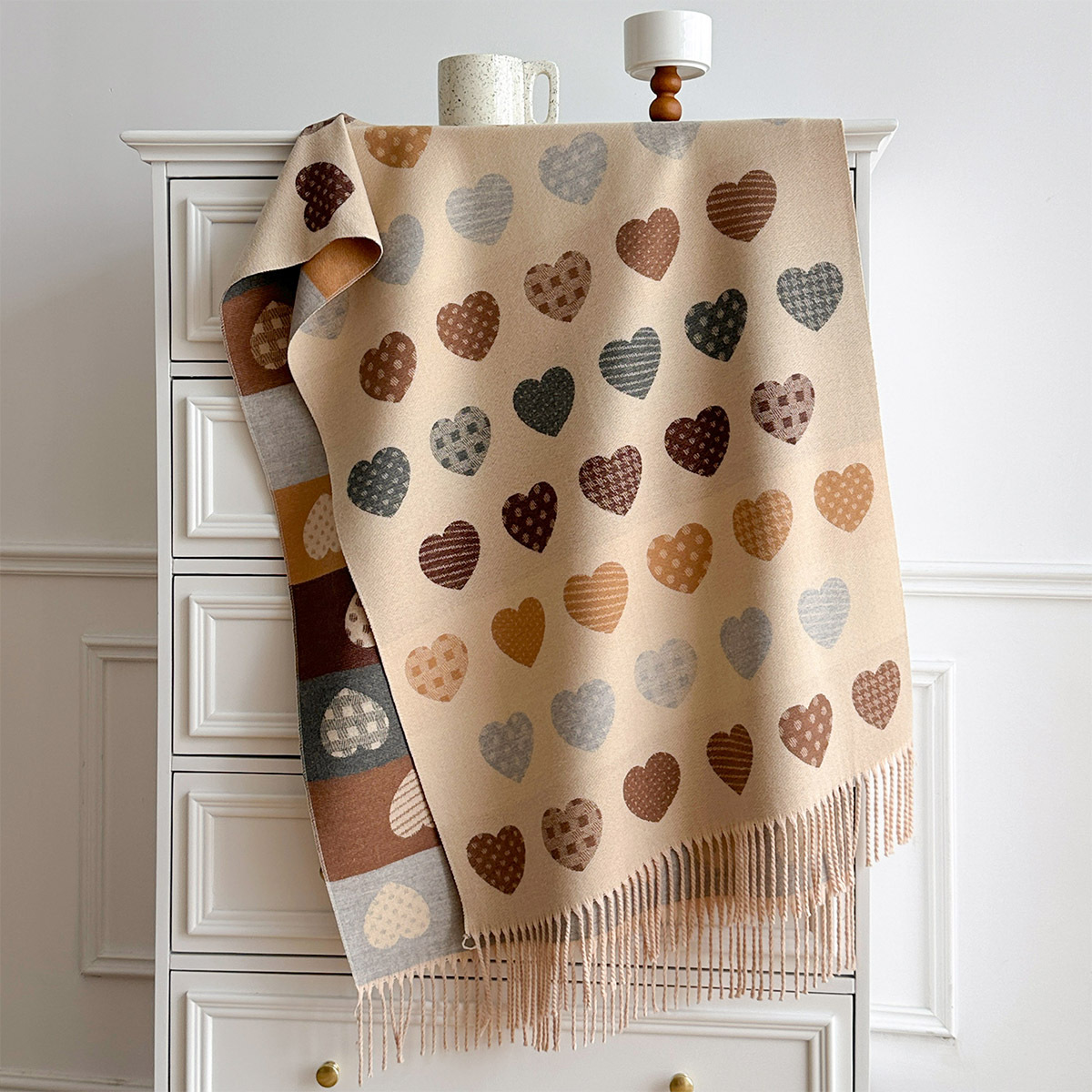 Cachecol Feminino de Imitação  - Pashmina Wrap Large avaliação e preço