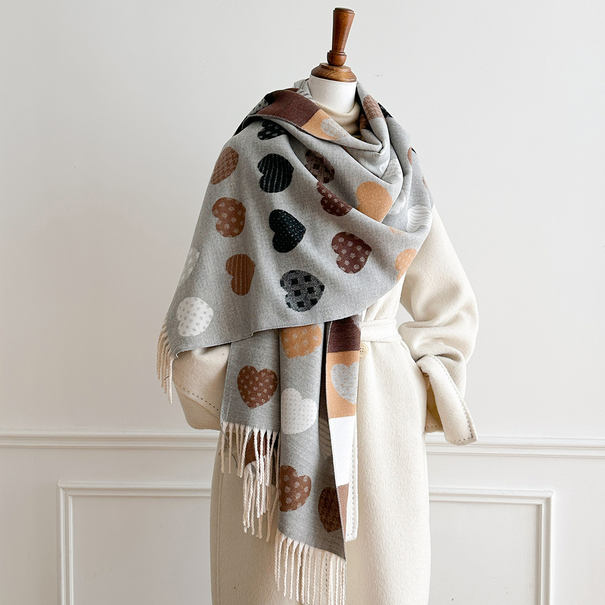 Cachecol Feminino de Imitação  - Pashmina Wrap Large avaliação e preço