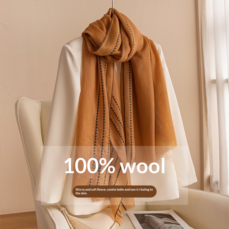 Cachecol 100% Lã Ultra Macio,  - Pashmina Wrap Large avaliação e preço